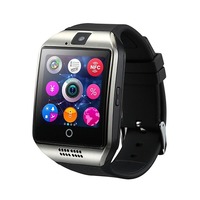 Facebook Whatsapp Twitter Senkronizasyonu, SMS Desteği, SIM TF Kartı ile IOS Android Uyumlu En İyi Q18 BT Kamera Akıllı Saat (Montres Intelligentes)