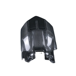 Pour moto Aprilia RS660, coque modifiée en fibre de carbone 3K, garde-boue arrière, plaque anti-salissure noire, rétrofit/amélioration - Product Image 3