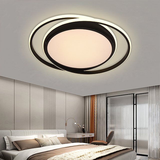 Modern LED Ceiling Light for Living Room Creative Personality Hotelliving Simple Design Acrylic Cover Switch for Study Bedroom