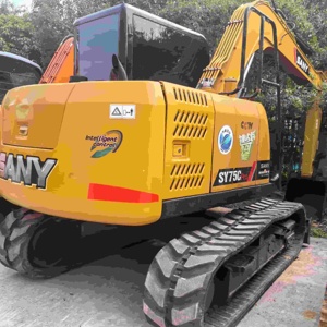 Excavadora Sany Modelo 2022 de 7.5 Toneladas, Amarilla, con Control Inteligente, Tipo Oruga, Equipo de Construcción Pesada, Capacidad de Cucharón de 0.7m - Product Image 2
