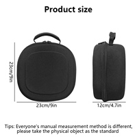 NOUVEAU Étui pour casque VR en nylon EVA avec fermeture éclair pour Apple Vision Pro 2/3/3S - Sac de rangement durable, portable, antichoc et étanche (Personnalisé)