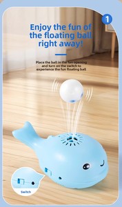 Juguete Eléctrico de Plástico para Gatos, Bola Flotante con Forma de Ballena, Palo Interactivo, Juguete Automático para Gatos, Antiaburrimiento para Gatitos - Product Image 6