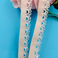 Garniture en dentelle picot pour la couture de vêtements ceinture élastique spandex bord picot bande élastique pour vêtements sous-vêtements