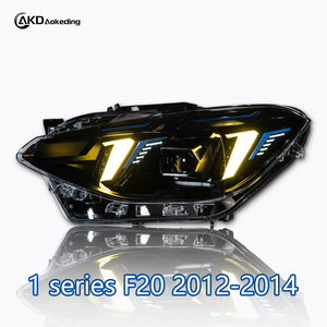 AKD Auto Car Accessories for BMW 1 Series F20 Headlight 2012-2014 Front Headlamps Plug and Play Daytimg <b>Running</b> <b>Light</b> - Product Image 6