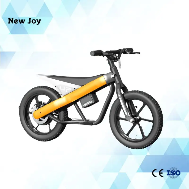 2024ホット販売DETRITUSリチウム電池200W21V16インチ子供ペダルなし自転車電動キッズベビーミニバランスバイク