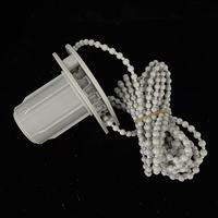 Kit de mécanisme d'embrayage pour pare-soleil enroulable de 38 mm, complet avec support en plastique, embout et chaîne de perles