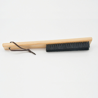 Brosse à poils doux naturels de haute qualité, brosse de nettoyage en bois pour vêtements