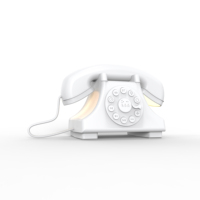 Lampes de nuit originales en forme de téléphone rétro, haut-parleur, machine à bruit blanc pour le sommeil