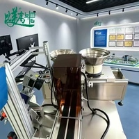 Machine de marquage double par vision avec rejet des défauts pour l'assemblage des bouchons de bouteilles