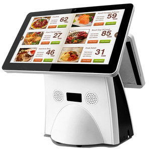 Écran tactile tout-en-un de caisse enregistreuse de <span class=keywords><strong>restaurant</strong></span> du marché OEM ODM avec système à double écran - Product Image 1