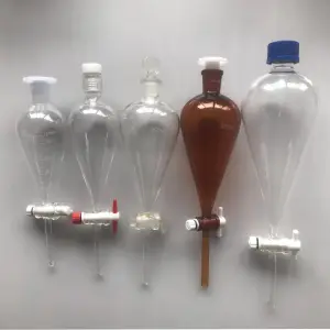 500ml 2000ml di vetro pera di separazione imbuto con PTFE rubinetto