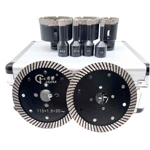 GuHua, calidad europea, 6-68mm, rosca M14, <span class=keywords><strong>coronas</strong></span> de diamante secas soldadas al vacío, juego de brocas de perforación <span class=keywords><strong>para</strong></span> baldosas de cerámica de porcelana - Product Image 4