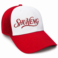 Casquette Trucker Écologique 100% Coton Pur Bicolore Contrastant 6 Panneaux Structurée Sportive Formelle Unisexe Haute Qualité