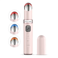 2025 nouvel équipement de beauté Portable 3 couleurs masseur pour les yeux avec Compression de chaleur Vibration Massage de beauté des yeux avec réglage de la mémoire