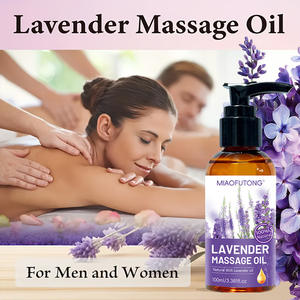 Nuevo Aceite de Masaje Corporal de Lavanda 100% Natural, Hidratante, Reafirmante y Relajante Muscular, Aceite Esencial de Lavanda - Product Image 5