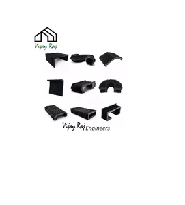 Cubierta de fuelle industrial Protector resistente al calor a prueba de polvo para CNC y protección de piezas de máquinas - Product Image 2