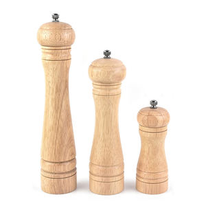 Broyeur pratique en chêne en acier inoxydable noyau en céramique manuel ensemble de base polyvalent moulin <span class=keywords><strong>bouteille</strong></span> d'assaisonnement - Product Image 4