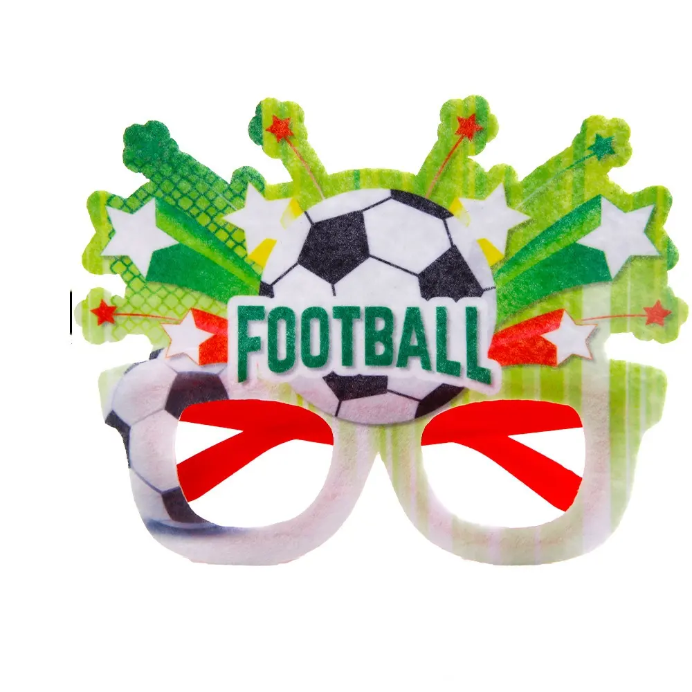 2024 nouvelles lunettes de Football jeux décoration de fête compétition sportive Fans Cheer articles