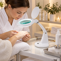 Loupe de bureau LED OEM ODM pour la protection des yeux avec bras réglable et lampe de table à intensité variable pour la maison et l'école