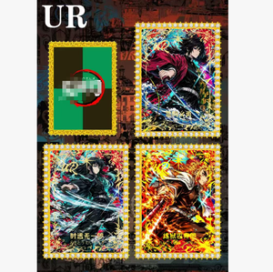 Carte da Collezione all'Ingrosso per Live Streaming: Carte Metalliche Hot JIANXIN Ghost Demon Nezuko <span class=keywords><strong>Tanjiro</strong></span> - Product Image 1