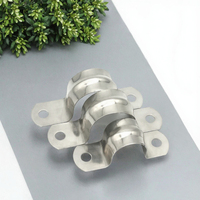 Steel Saddle Hose Clamp Zinc Finish Metric OEM Fasteners & Clips
