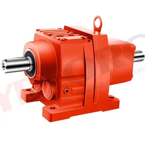 R Series Helical Gearbox New R Series 1400rpm Worm Manufacturing Plant Helical Gearbox Helical Gear Box With Shaft