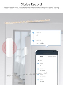 Sensor de Puerta Inteligente <span class=keywords><strong>WiFi</strong></span> Tuya, Detectores de Puerta Abierta/Cerrada, Alerta/Sonido de Notificación por Aplicación <span class=keywords><strong>WiFi</strong></span>, Alarma de Seguridad con Alexa y Google Home - Product Image 4