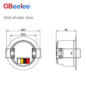 5.8GHz con người phát hiện chuyển động cảm biến lò vi sóng cảm ứng chuyển đổi KNX Giao thức truyền thông con người phát hiện Radar cho nhà thông minh - Product Image 4