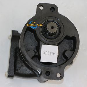 D6D D6C D7F D6E escavatore pompa a ingranaggi 3 p6816 3 p6814 3 p4002 ghisa pompa idraulica ad ingranaggi di trasmissione per la sostituzione del bruco - Product Image 2