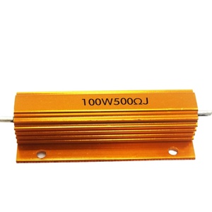 Rx24 100W <span class=keywords><strong>500R</strong></span> nhôm phanh điện trở công suất cao 500Ω nhôm Điện trở cho invert - Product Image 1