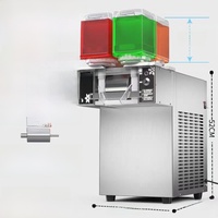 Nouvelle conception de machine à glace en flocons de neige commerciale de grande taille, 1200W, modèle le plus populaire, machine à glace en flocons de neige pour cafés et confiseries