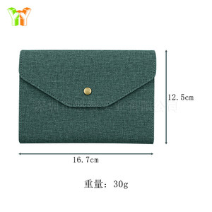 Multifunctional travel passport <b>holder</b>, PU leather, multi-card slot, tri-fold, document slot, flight ticket slot, customizable. - Product Image 3