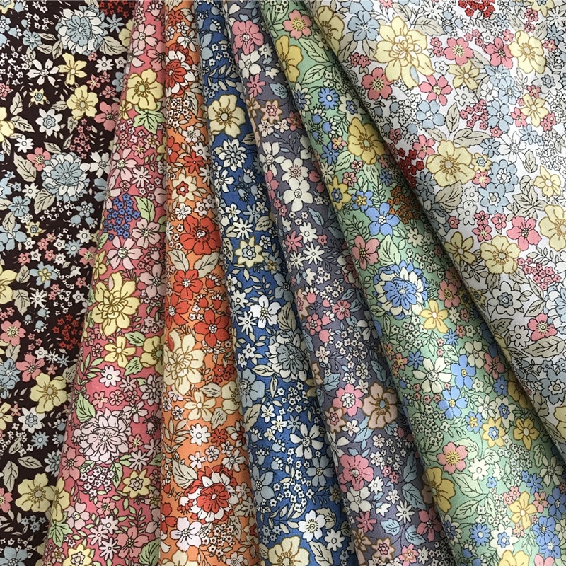 RTS 40S popeline Flower Liberty London Cotton Fabric