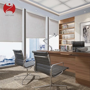 YUMA Built-In Polyester Plain Blackout Fabric Roller White Roller <strong>Blinds</strong> <strong>Window</strong> <strong>Door</strong> <strong>Blinds</strong> - Product Image 2