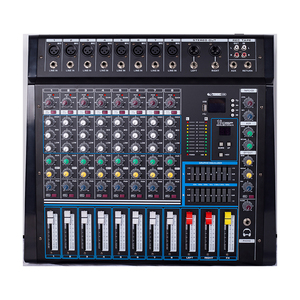 Mezclador de audio PMX6 de 350w con micrófonos, 16 DSP, MP3 y Bluetooth para presentaciones en escenario - Product Image 2