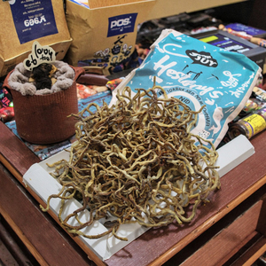 Sıcak satış ince işlenmiş dondurularak kurutulmuş pelet şekli 100% doğal Protein balık gıda solucanlar için cilt ve ceket sağlık - Product Image 6