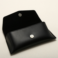 Étui à lunettes en cuir PU haut de gamme, semi-rigide, couleur unie, avec fermeture magnétique pour le rangement des lunettes