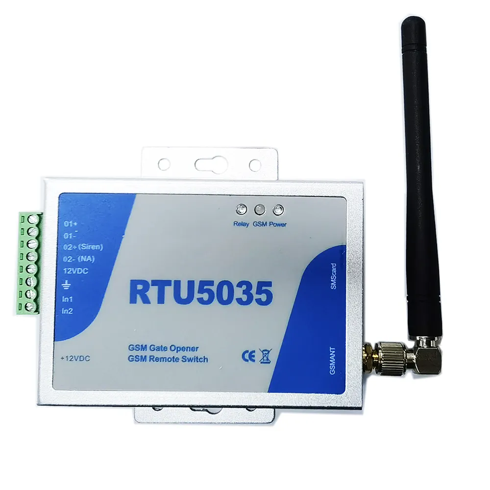 Переключатель реле GSM RTU5035 авторизованный 999 пользователей 2G/4G SMS сигнализация удаленное Беспроводное управление, контроллер Открывания Ворот