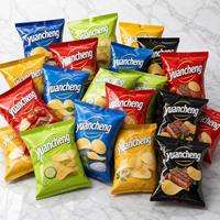 Sacs à collation en Mylar de qualité alimentaire, pochettes en plastique personnalisées avec logo pour l'emballage de chips, vente en gros