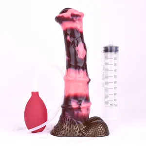 NNSX nuovo prodotto eiaculante dildo squirting cavallo dildo animale in silicone pene vaginale anale plug sex toys per le donne