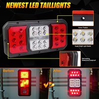 OVOVS LED Triple feux arrière étanche feux arrière de remorque pour remorque RV camping-car tracteur camping-car camion