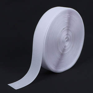 Ventes en gros de rubans auto-agrippants tissés non adhésifs pour machines à coudre, attaches pour vêtements, accessoires blancs, support OEM ODM - Product Image 1