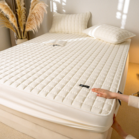 Parure de lit blanche personnalisable en polyester imperméable à prix abordable pour hôtel et maison, comprenant drap-housse et taies d'oreiller