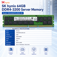 For SK Hynix HMAA8GR7AJR4N-XN 64GB DDR4 3200 RDIMM, 2Rx4 PC4-25600R ECC Registered Server Memory RAM