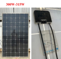Panneau solaire TOPCon 600W 620W à demi-cellules pour système de stockage d'énergie solaire domestique hors réseau