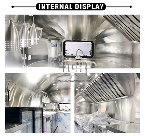 ACB Galvanized Steel Easy Mobile Stainless Steel Commercial Food Assembly Burger Chip Mobile Food Trailer Truck - Product Image 5