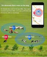 Etiqueta de Identificación Electrónica con GPS Solar, WiFi, LBS, Monitor de Actividad, Alerta de Paddock, IP67 para Ganado Lechero