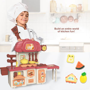 <strong>Fun</strong> Plastic DIY Play House <strong>Kitchen</strong> Toys for Kids Children's Pretend Play &amp; Early Educational Cooking with Rich Accessories - Product Image 6