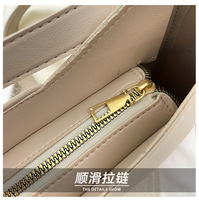 Nouveau design 2027 – Sac bandoulière décontracté grande taille pour téléphone, couleur unie, sac à main carré simple avec fermeture éclair pour femme