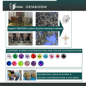 VORA Anneau segmenté articulé en Titane ASTM F136 plaqué or blanc 18K avec pendentif cœur '<span class=keywords><strong>Kiss</strong></span> Me' pour piercing boucle d'oreille clicker - Product Image 5
